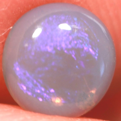 SOLID CRYSTAL OPAL Purple, moving fire!